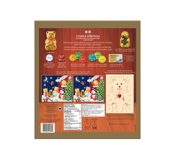 Image 2 of product Lindt - Teddy Assorted Chocolate Advent Calendar, Milk Chocolate, 128 g