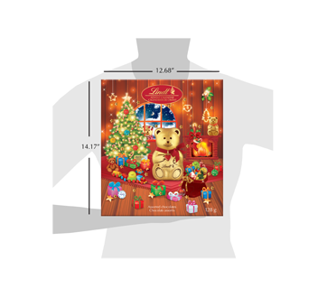 Image 4 of product Lindt - Teddy Assorted Chocolate Advent Calendar, Milk Chocolate, 128 g