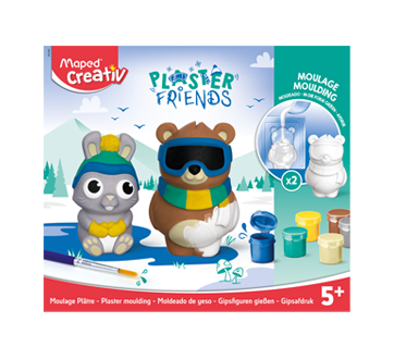 Image 5 of product Maped Creativ - Plaster Moulding Box, Friends Winter, 1 unit