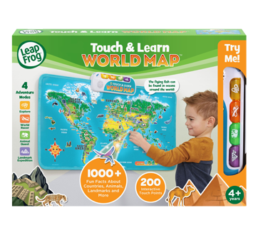 Touch & Learn World Map, 1 unit