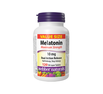 Melatonin Maximum Strength Dual Action Release 10 mg, 120 units