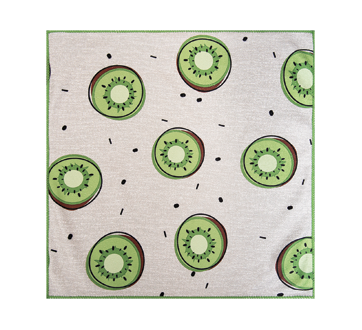 Microfiber Printed Heather Dishcloths, Kiwis, 4 units