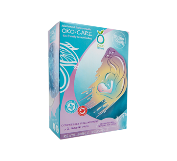 Öko-Care Nursing Pads Reusable, 2 units, Natural Top Layer – Öko Créations  : Breast feeding accessories and products