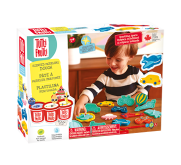 Tutti Frutti: Ice Cream Scented Modeling Dough Craft Kit w/ Molds & Tools,  Kids Ages 3+ 