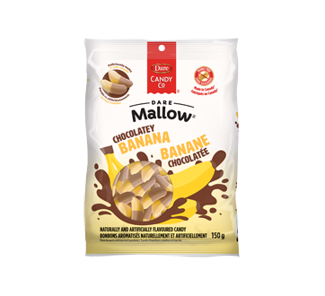 Dare Mallow Candy, 150 g, Chocolatey Banana