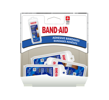 Adhesive Fabric Bandages - Travel-size, 8 units