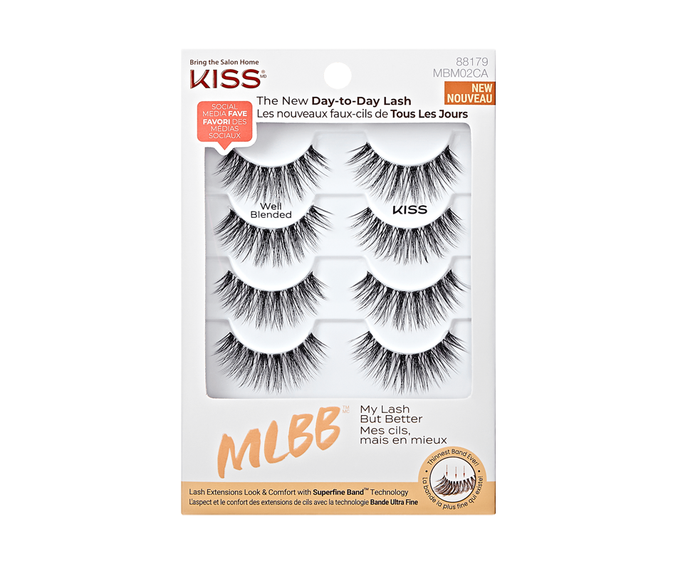 My Lash But Better False Eyelashes Multipack Well Blended 4 Units Kiss False Eyelashes 0884