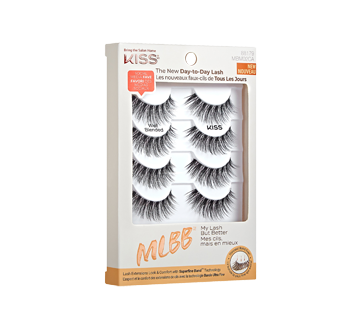 Image 2 of product Kiss - My Lash But Better False Eyelashes Multipack, Well Blended, 4 units