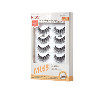 Image 4 of product Kiss - My Lash But Better False Eyelashes Multipack, Well Blended, 4 units