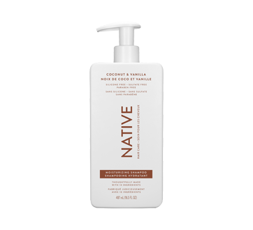 Coconut & Vanilla Moisturizing Shampoo, 487 ml – Native : Regular