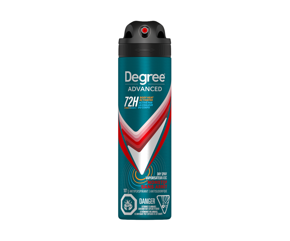 Advanced Dry Spray Antiperspirant, Nonstop – Degree Men : Deodorant ...