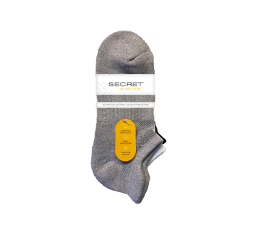 In Motion Back Tab No Show Socks, Assorted - 6-10 Size