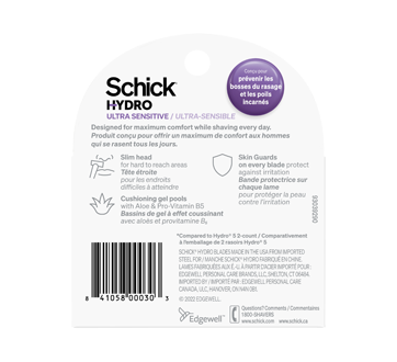 Image 2 of product Schick - Hydro Ultra Sensitive Refills, 5 units