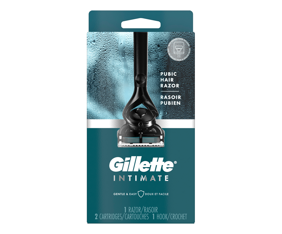 Gillette Intimate Pubic Hair Razor for Men Gillette Manual razor