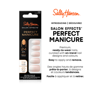 Image 4 of product Sally Hansen - Salon Effects Perfect Manicure Press-On Nails Oval, Beet Pray Love OV121, 29 units