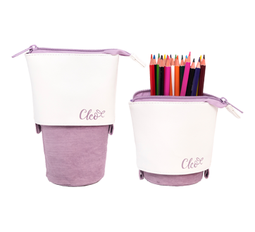 Cléo pencil case, Purple, 1 unit