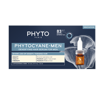 Phytocyane Men Densifying Hair Serum, 12 x 3,5 ml