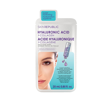 Hyaluronic Acid & Collagen Face Mask, 25 ml