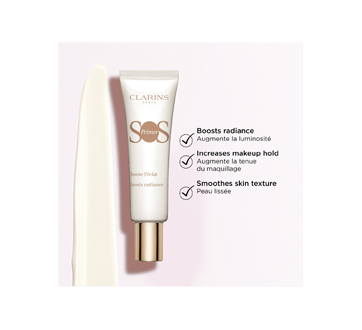 Image 10 of product Clarins - SOS Primer Boosts Radiance, White, 30 ml