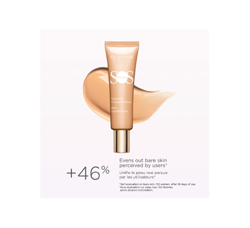 Image 8 of product Clarins - SOS Primer Blurs imperfections, Peach, 30 ml