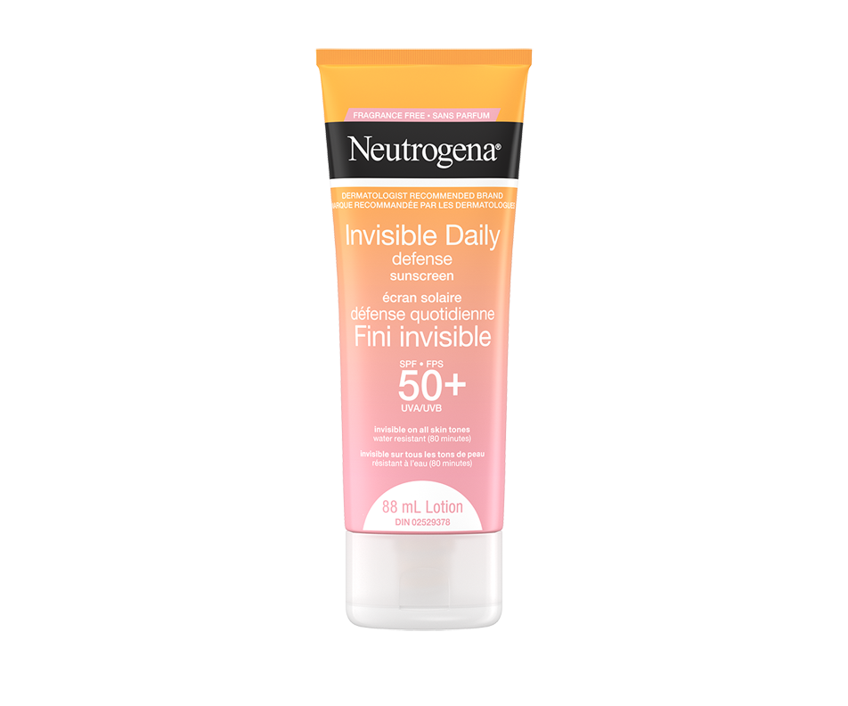 Invisible Daily Defense Sunscreen, Spf 50+, 88 Ml – Neutrogena 