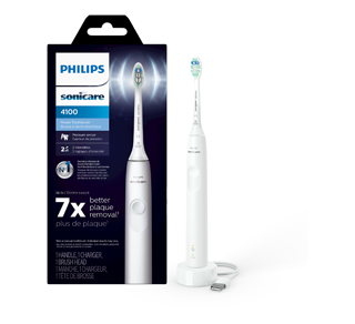 Sonicare 4100 Power Toothbrush, White, 1 unit