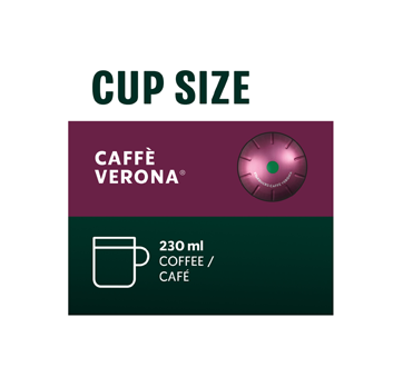 Verona Coffee Pods for Nespresso Vertuo, Dark Roast, 8 units ...