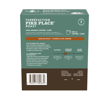 Image 4 of product Starbucks - Pike Place Coffee Pods for Nespresso Vertuo, Medium Roast, 8 units