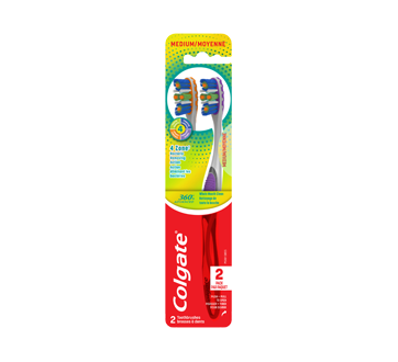 360° Advanced 4 Zone Toothbrush, Soft, 2 units