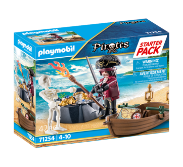 Starter Pack Pirate with Rowing Boat, 1 unit