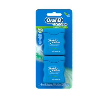 Image 2 of product Oral-B - Complete Mint SatinFloss Dental Floss, 2 x 50 m