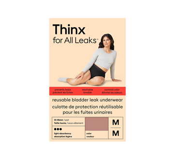 Thinx (BTWN) Brief Period Underwear for Teens, Cotton Underwear that Holds  Up to 5 Tampons, Feminine Care 