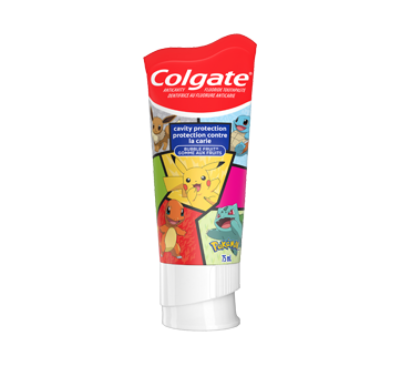 Pokemon Kids Fluoride Toothpaste, Bubble Fruits, 75 ml