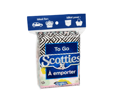 Image 2 of product Scotties - To Go 3-Ply White Tissues Mini Packs, 8 units