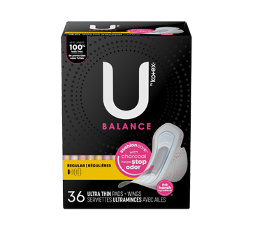 Balance Ultra Thin Pads with Wings, Regular Flow, 36 units