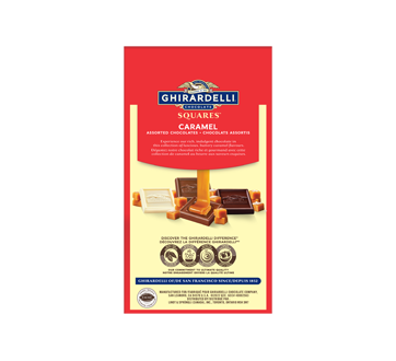 Image 2 of product Ghirardelli - Caramel Assorted Chocolate Squares Bag, 244 g