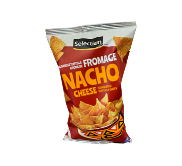 Nacho Tortilla Chips, Cheese Flavoured, 255 g