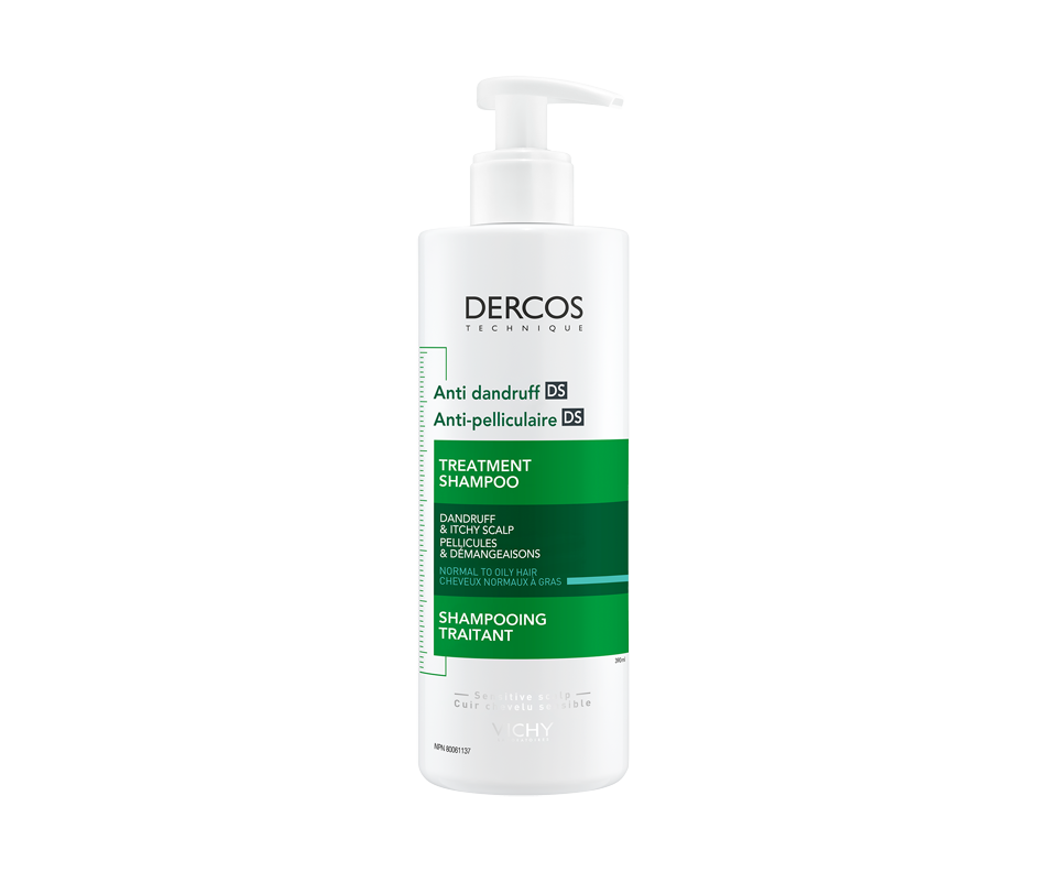 Dercos Anti-Dandruff Shampoo for Normal to Oily Hair, 390 ml – Vichy ...