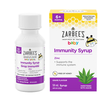 Baby Immunity Syrup, 59 ml – Zarbee's : Tablet and capsule | Jean Coutu