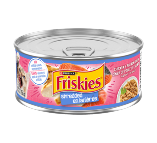 Friskies Shredded Nutrition for Adult Cats, 156 g – Purina : Canned ...