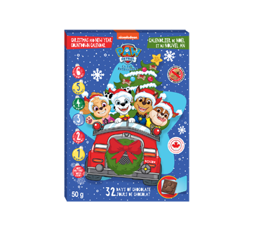 Paw Patrol Advent Calendar, 50 g