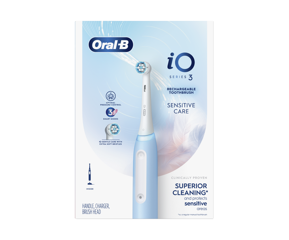 IO Series 3 Sensitive Care Rechargeable Toothbrush, 1 Unit – Oral-B ...