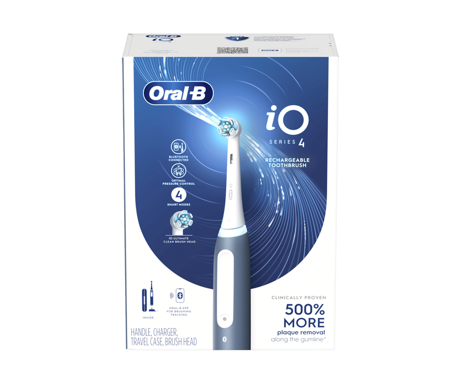 iO Series 4 Rechargeable Toothbrush, 1 unit – Oral-B : Toothbrush ...