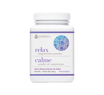 Relax Magnesium Powder, Berry Flavour, 126 g