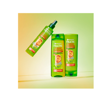 Image 4 of product Garnier - Fructis Grow Strong Thickening 10-in-1 Leave-In Spray for Fine Hair, Blood Orange, 239 ml