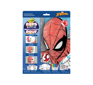 Spiderman Pops 3D Kids Art Set, 1 unit