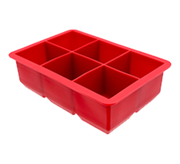 Silicone Ice Cube Tray 6 Cubes 1 unit