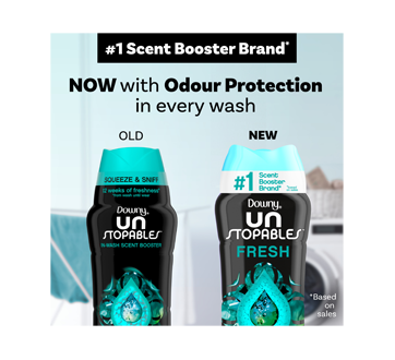 Image 3 of product Downy - Unstopables In-Wash Laundry Scent Booster Beads, Fresh, 379 g