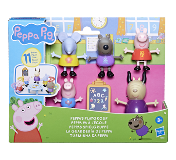 Peppa Pig's Playgroup Playset, 11 units – Hasbro : Baby and toddler ...