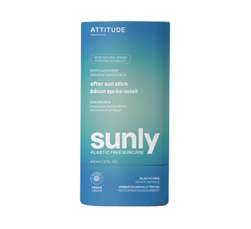 Sunly After Sun Stick, Mint & Cucumber, 60 g